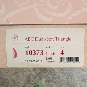 ABC Dual-Soft Triangle Blush Bra Inserts